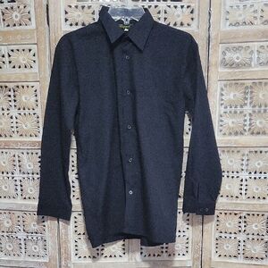 RAFAEL Black Kids Button Down Shirt 16